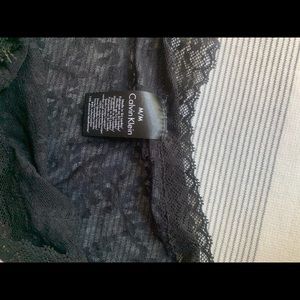 Calvin Klein Lacey black underwear